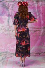 Muriel Rose Dress - Fantasy Birds | SALE