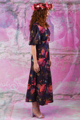 Muriel Rose Dress - Fantasy Birds | SALE