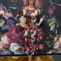 Nancy Pleated Dress - Floral Waltz