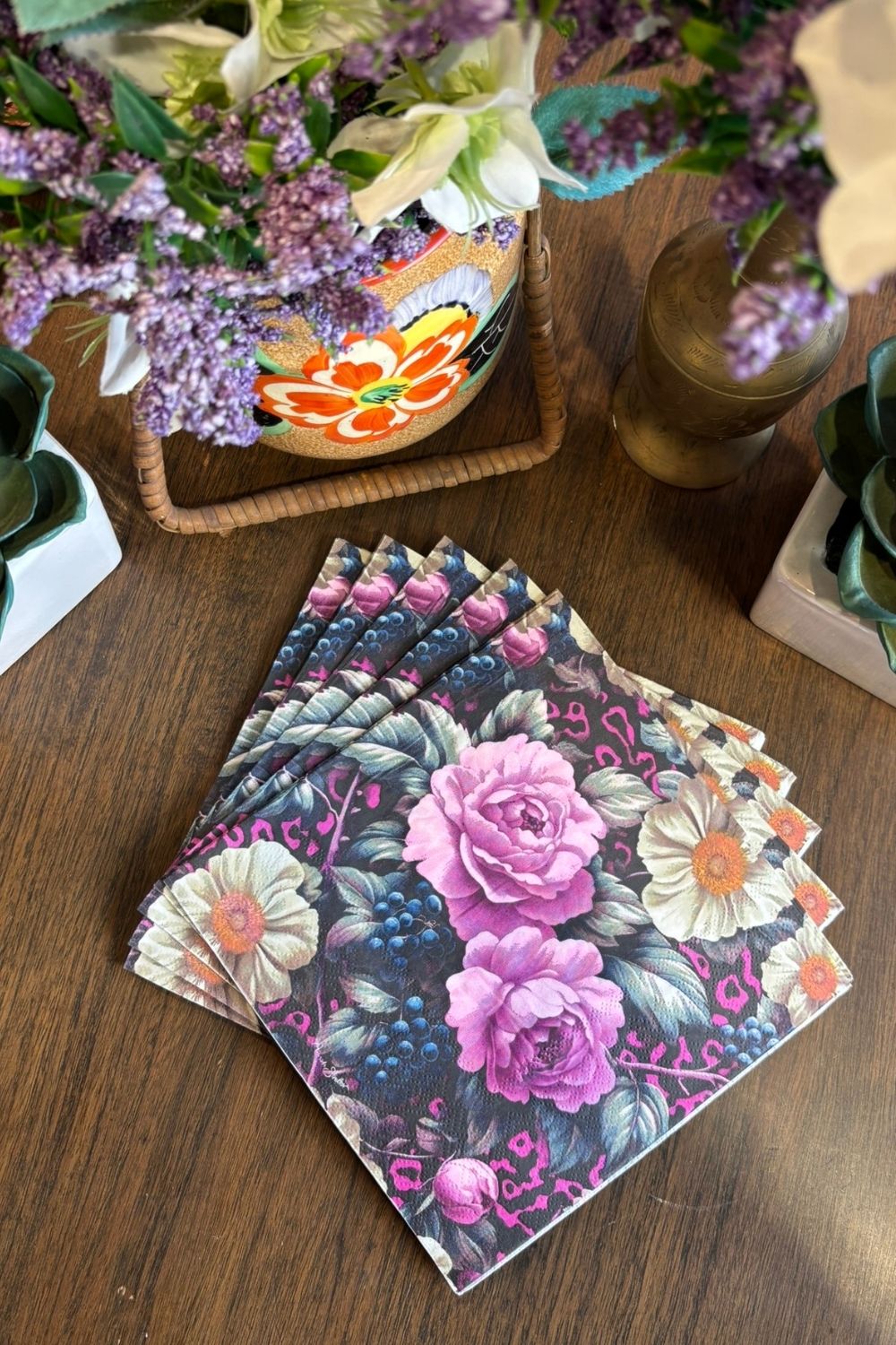 Jungle Mulberry Paper Napkins - 20 pack