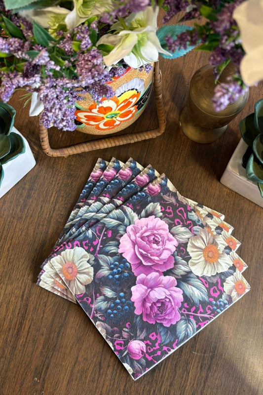 Jungle Mulberry Paper Napkins - 20 pack