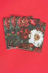 Annah Stretton Merry Bloom Christmas napkins – 20 pack festive floral design