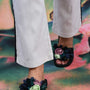 Navy Floral Statement Slides