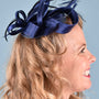 Ribbons In The Sky Fascinator - Navy