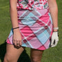 Nelly Skort - Rose Plaid