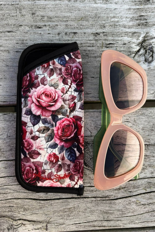 AS Neoprene Glasses Case - Heart Rose