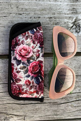 AS Neoprene Glasses Case - Heart Rose