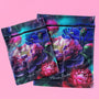 Dark Peonies Wash Bags - Two Sizes