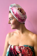 Annah Stretton Floral Hair Wrap - Blushing Romance