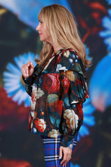 Odessa Blouse - Fruitful Rose