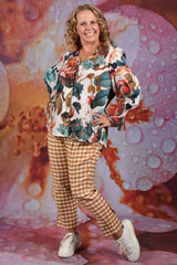 Orbit Jazz Pant - Tan Check