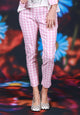 Orbit Jazz Pant - Pink Plaid