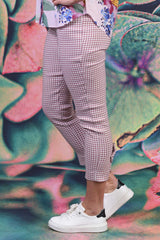 Orbit Jazz Pant - Pink Check