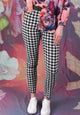 Vita Narrow Leg Pants - Houndstooth
