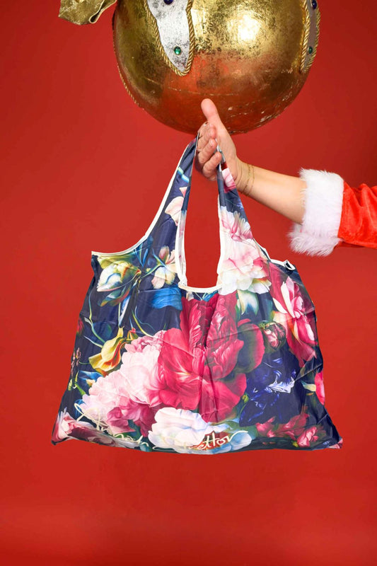 Annah Stretton Petal Chorus Reusable Bag floral eco tote