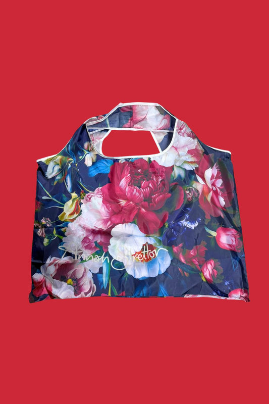 Petal Chorus floral reusable shopping bag Annah Stretton