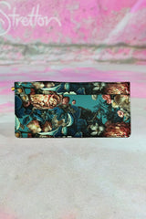 Petite Wallet - Blue Bloom