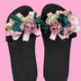Pink Floral Statement Slides