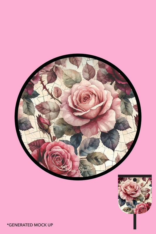 AS Pocket Fan - Heart Rose | PRE ORDER ETA TBC