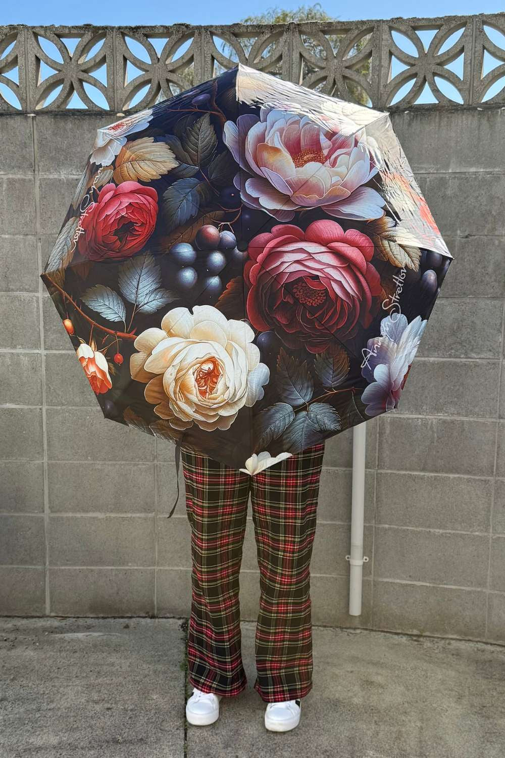 Pop Up Umbrella - Fruitful Rose | PRE ORDER LATE MAY