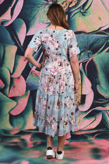 Pretty As A Picture Dress - Blue Roseberry