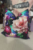 AS Reversible Euro Pillow Case - Dark Peonies - SALE