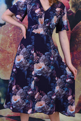 Primrose Dress - Pastel Dream Navy | SALE