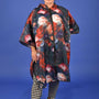 AS Rain Poncho - Navy Petal Chorus