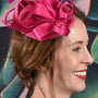 Ribbons In The Sky Fascinator - Fuschia