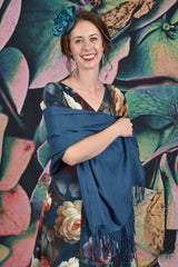 Ribbons In The Sky Fascinator - Peacock