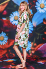 Rica Marnie Oversize Sleep Tee - Whispering Blooms