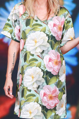 Rica Marnie Oversize Sleep Tee - Whispering Blooms