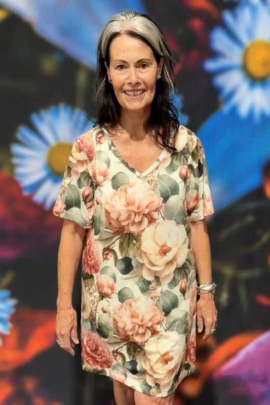 Rica Marnie Oversize Sleep Tee - Garden Charm