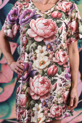 Rica Marnie Oversize Sleep Tee - Petal Poem
