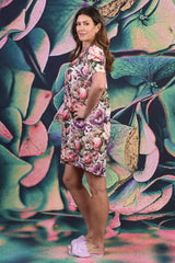 Rica Marnie Oversize Sleep Tee - Petal Poem