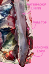 AS Roll Top Shower Cap - Heart Rose
