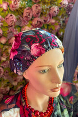 AS Roll Top Shower Cap - Jungle Mulberry