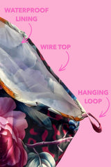 AS Roll Top Shower Cap - Jungle Mulberry