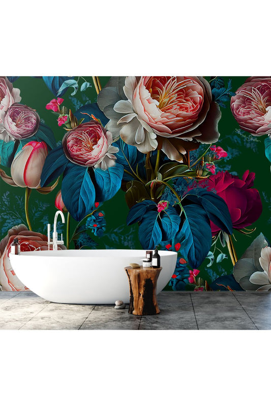 Rosie Days Mural Wallpaper - 2.7m x 3m