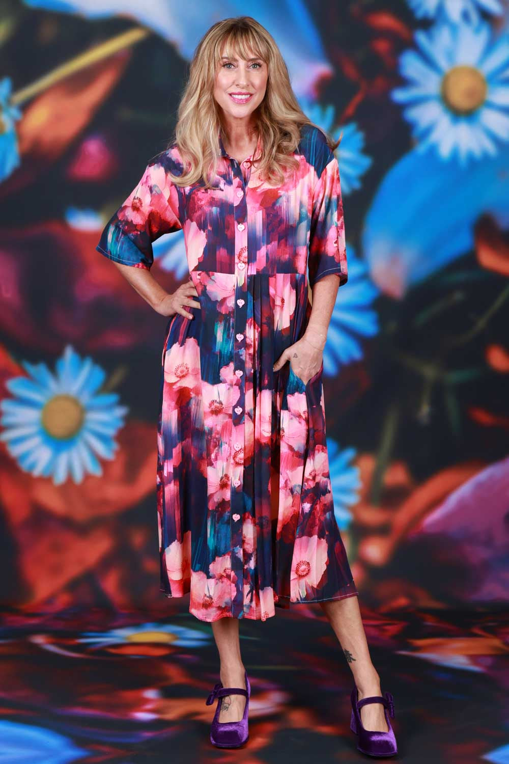 Sabrina Dress - Petal Pixels