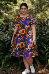 Saski Glory Dress - Sunflowers