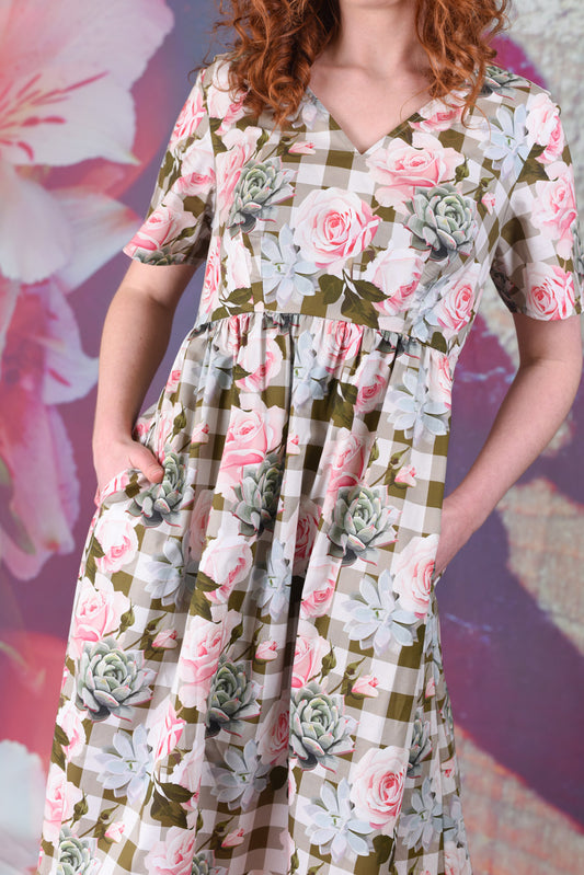 Saski Angel Dress - Olive Rose