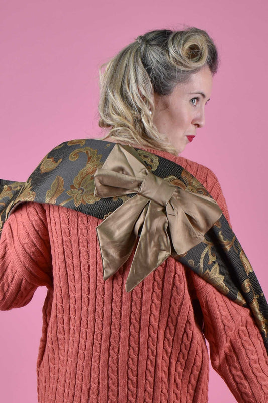 Bow Scarf - Gold