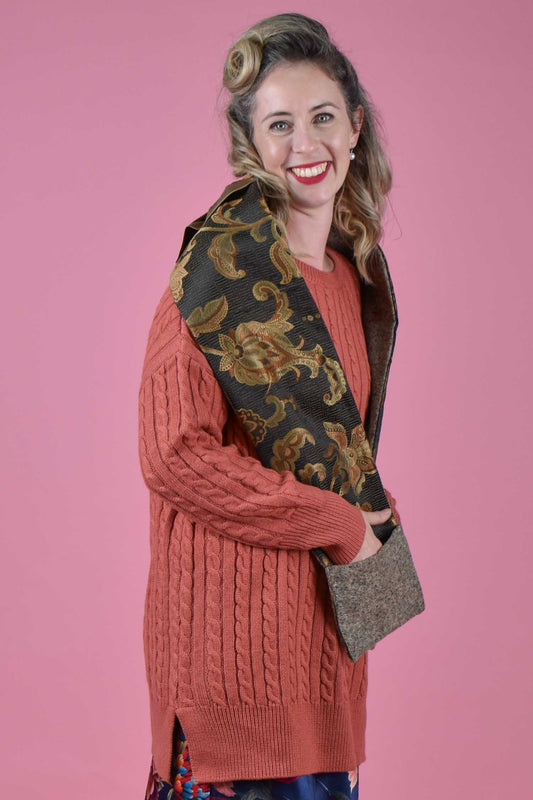 Bow Scarf - Gold