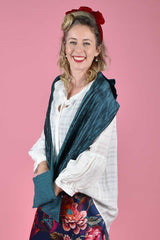 Bow Scarf - Teal