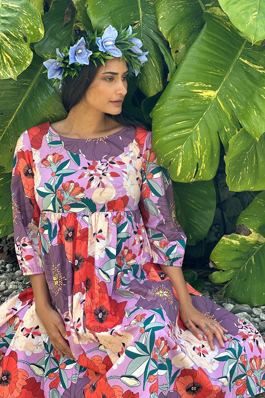 Scarlett Rose Dress - Lilac - SALE