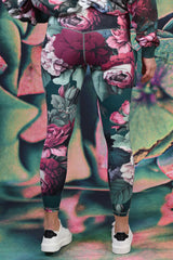 Shannon Phone Pocket Legging - Olive J'adore Roses