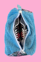 AS Shoe Wash Bag - Blue Feline Grace