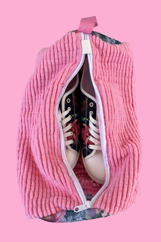 AS Shoe Wash Bag - Pink Feline Grace