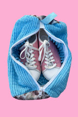 AS Shoe Wash Bag - Heart Rose Blue